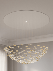 Leaf Twisted Sculptural Customize Chandelier