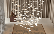 Leaf Twisted Sculptural Customize Chandelier