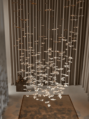 Leaf Twisted Sculptural Customize Chandelier