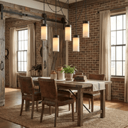 Cascading Chain Cylinder Chandelier