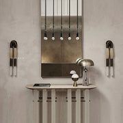 Double Head Antonia Horsehair Sconce