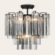 Addis Murano Glass Semi-Flush Ceiling Mount 17''W