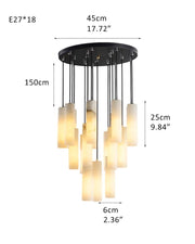 Elegant Lighting Linear Nature Stone 2