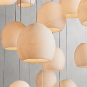 Arica Alabaster Round Chandelier