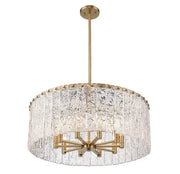 Aura Round Glass Chandelier 27”D 32“D