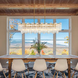 Addis Murano Glass Linear Chandelier 51