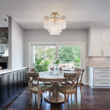 Addis Murano Glass Semi-Flush Ceiling Mount 17''W