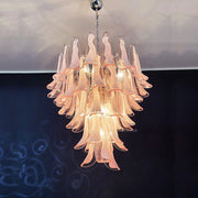Murano Chandelier – 52 petals – Pink