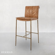 Eugina Leather Stool