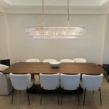 Amor Ghiaccio Glass Oval Chandelier 54