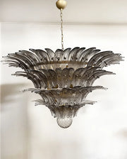 Murano Chandelier – Palmette – 163 glasses – Smoked