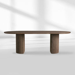 Alder Dining Table 84“ 96” 108“W