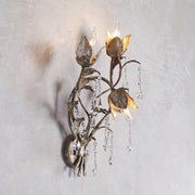Gothic Viticcio Wall Sconce 3-Light 6-Light - Silver
