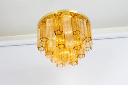 1 of 3 Tronchi Murano Glass Flush mount light