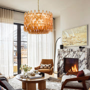 Drum Sorrento Chandelier – Two Colours Available 31.5