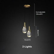 Irregular crystal pendant 6 styles