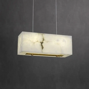 Alabaster Cuboid Dining Room Chandelier 17
