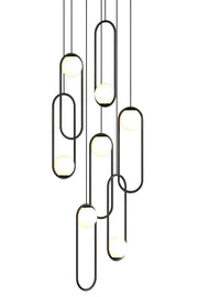 Luminous Modern LED Opal Glass Chandelier