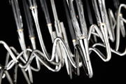 Custom Size Pezzo Crystal Long Chandelier L70''