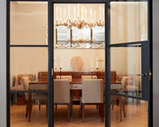 Custom Size Pezzo Crystal Long Chandelier L70''