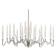Custom Size Pezzo Crystal Long Chandelier L70''