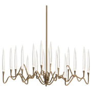 Custom Size Pezzo Crystal Long Chandelier L70''