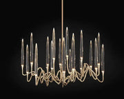 Pezzo Crystal Round Chandelier D33'' 47''  55''