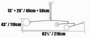 Alabaster Triple Mobile Chandelier