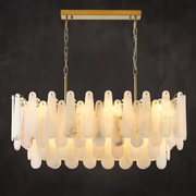 Modern Chandelier 39 in. 20-Light Gold Chandelier for Dinning Room, Living Room, Foyer, Bedroom