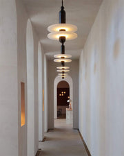 Alabaster Modern Marble Ring Pendant Light