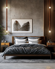 LED Mini SNAPS Module Ceiling Alabaster Pendant Light with Brown Leather Straps