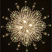 Modern Chandelier lighting low ceiling beads chain luxury lighting k9 crystal chandelier for hotel ETL82103