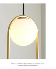 Luminous Modern LED Opal Glass Chandelier