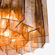 Berlin Chandelier Amber Glass 35