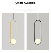 Luminous Modern LED Opal Glass Chandelier