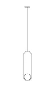 Luminous Modern LED Opal Glass Chandelier
