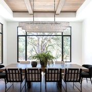 Amor Ghiaccio Glass Oval Chandelier 54