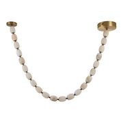 Alabaster Bead LED Pendant Light
