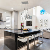 Rain 9-Light Square Chandelier Pendant For Living room Family room Dining Room Bedroom