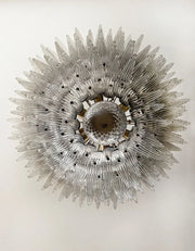Murano Chandelier – Palmette – 163 glasses – Smoked