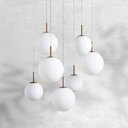 Casen Glass Round Chandelier 20
