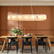 2-Tiers Oval Modern Dining Room Chandelier 53
