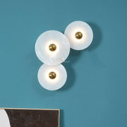 Median Alabaster Flush mount - 3 Surface