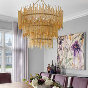 Althely 12 Lights  3- Tier Chandelier 35