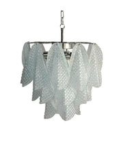 Murano Chandelier – 23 Rondini – Granigliar – Transparent