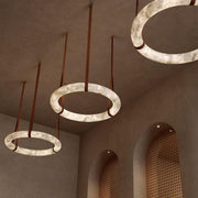 Halo Alabaster Pendant Alabaster Chandelier