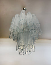 Murano Chandelier – 30 tubes – Clear Glass Tubes