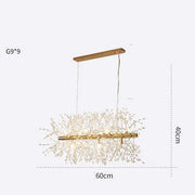 Crystal Cluster Kitchen Lighting Fixtures