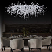 Crystal Branch Raindrop Chandelier