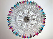 Murano Chandelier – Triedri Round – 391 prisms – Multi